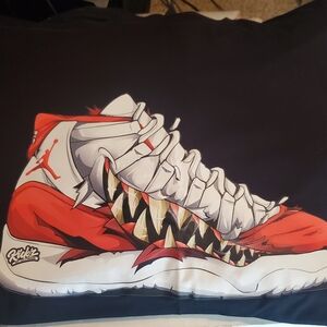 Jordan 11 Cherry Sneakerheadz Custom Design Black XL Tee